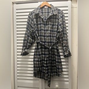 Pink Lily Plaid Dress